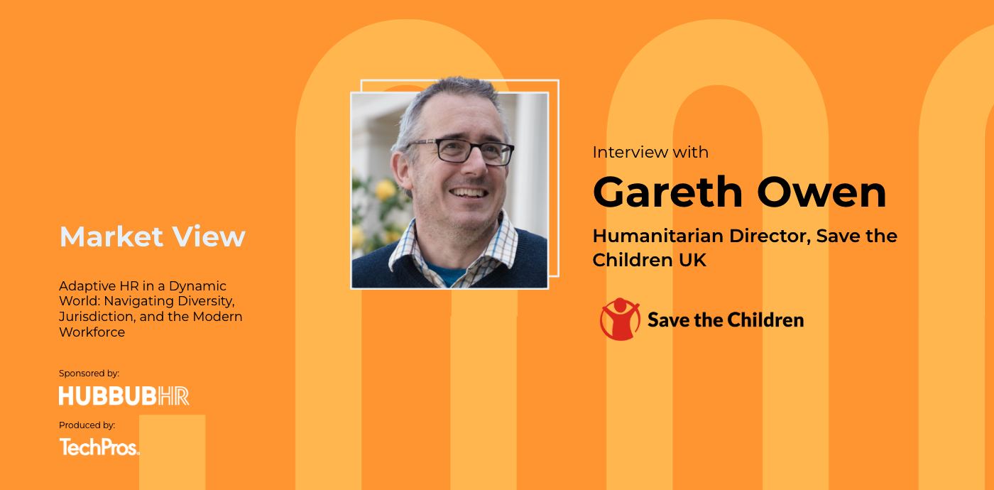 One-pager: interview with Gareth Owen OBE, Humanitarian Director, Save the Children UK